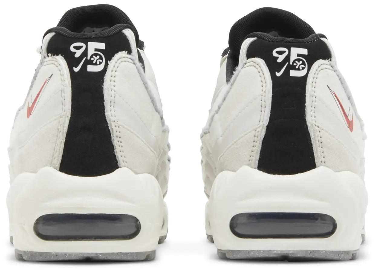 Nike Air Max 95 Light Bone Habanero Red