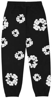 Denim Tears The Cotton Wreath Sweatpants Black
