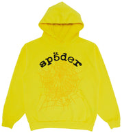 Sp5der Legacy Web Hoodie Yellow