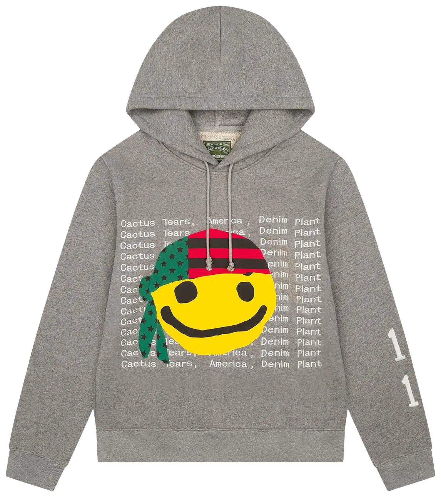 Denim Tears x CPFM Cactus Tears Hoodie Grey
