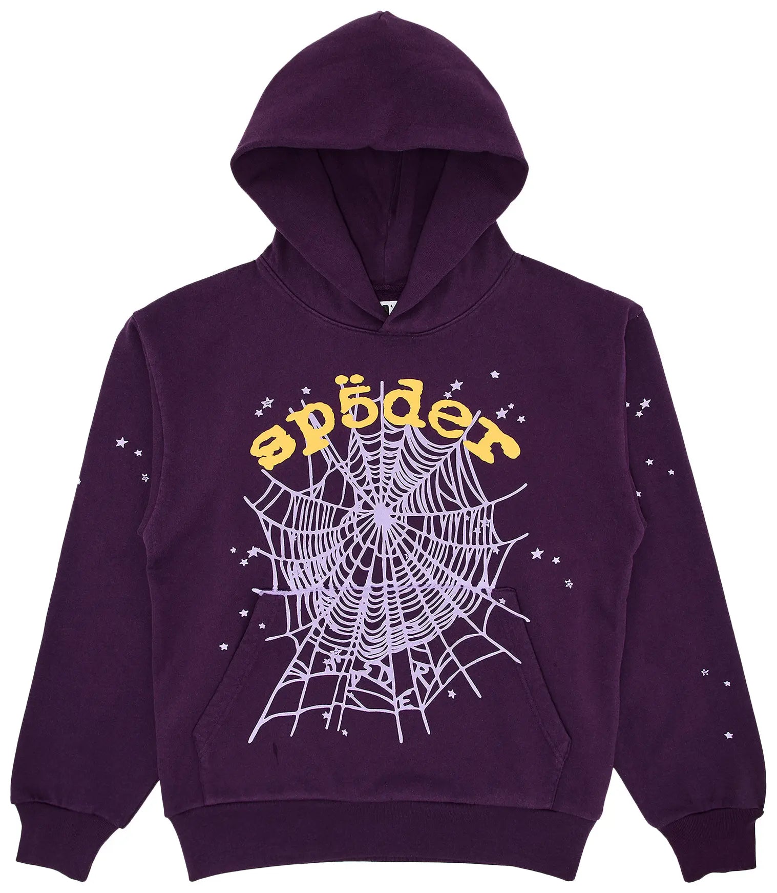 Sp5der Purple Star OG Web V2 Hoodie Purple "Lakers"