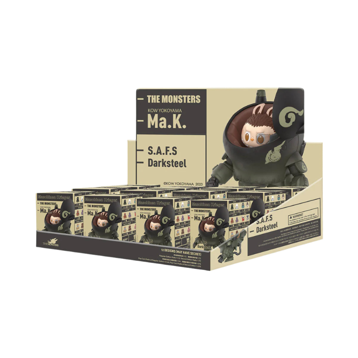 Pop Mart Labubu The Monsters x Kow Yokoyama MA.K.Series Figure Single Blind Box