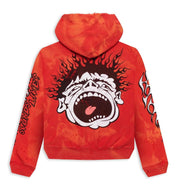 Hellstar Records Lava Wash Hoodie Red