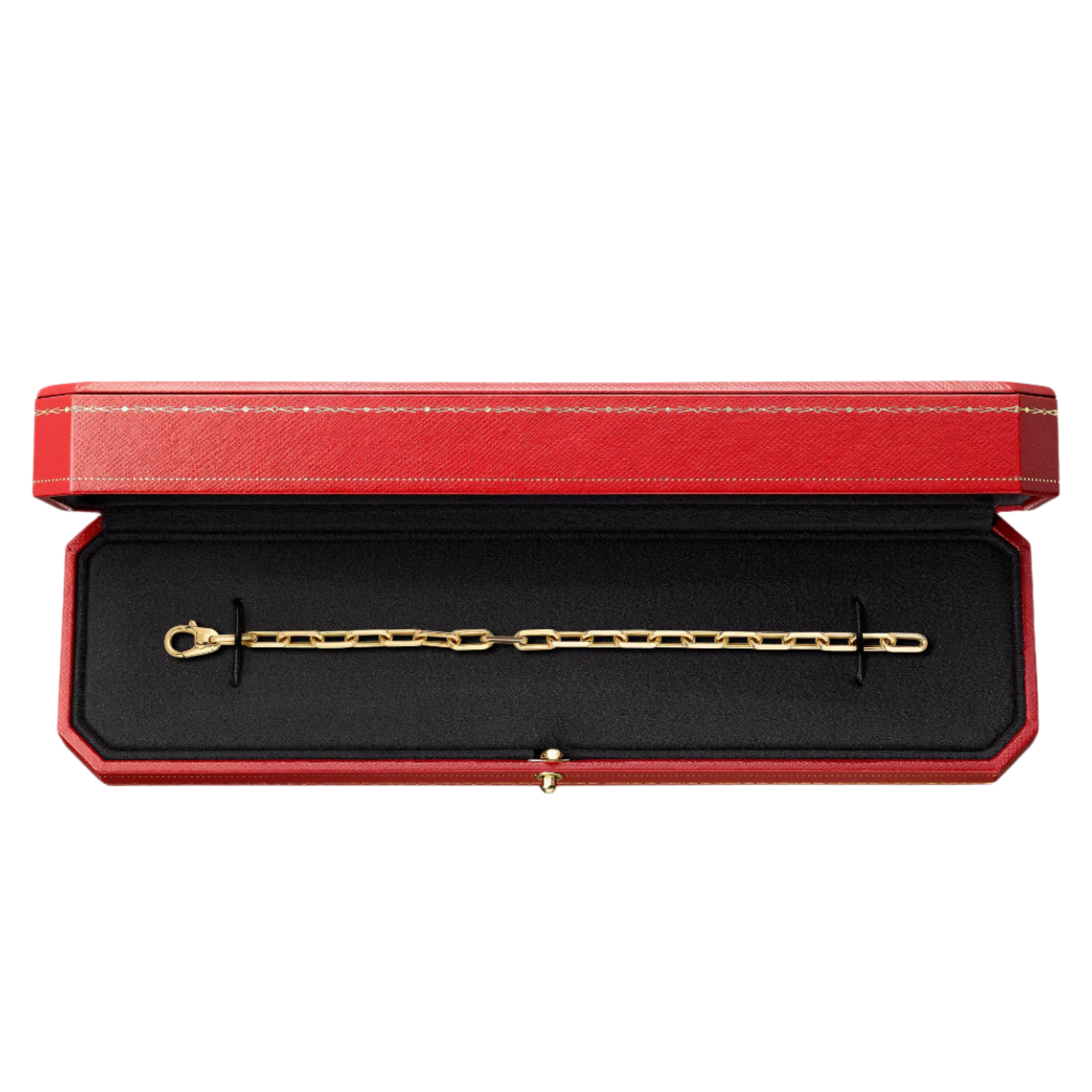 Cartier Santos de Cartier Bracelet, Chain, Medium Model, Yellow Gold