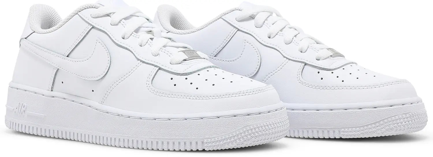 Nike Air Force 1 Low LE Triple White (GS)