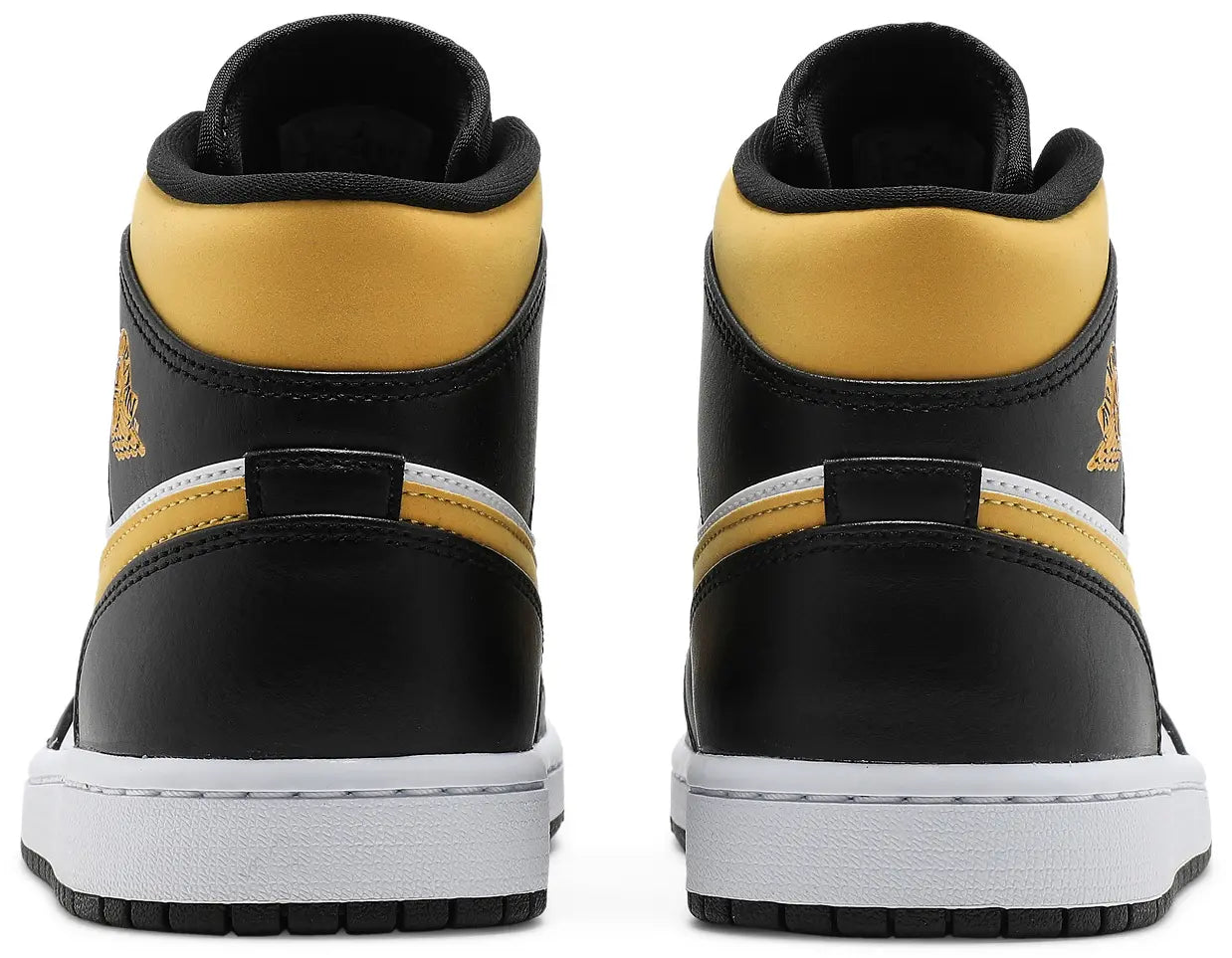Air Jordan 1 Mid White Pollen Black (Preschool)