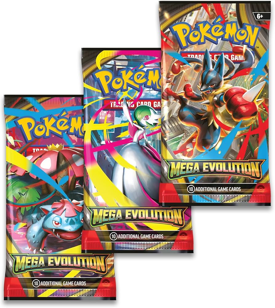 2025 Pokémon TCG: Mega Evolution 3-Pack Blister Pack (Psyduck)