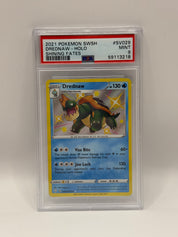 2021 Pokémon Shining Fates Shiny Drednaw Holo SV029/SV122 PSA 9 MINT