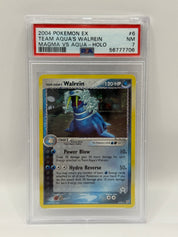 2004 Pokémon EX Team Aqua's Walrein Holo 6/95 PSA 7 NEAR MINT