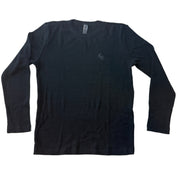 Chrome Hearts Wool Embroidered L/S Thermal Crewneck Black