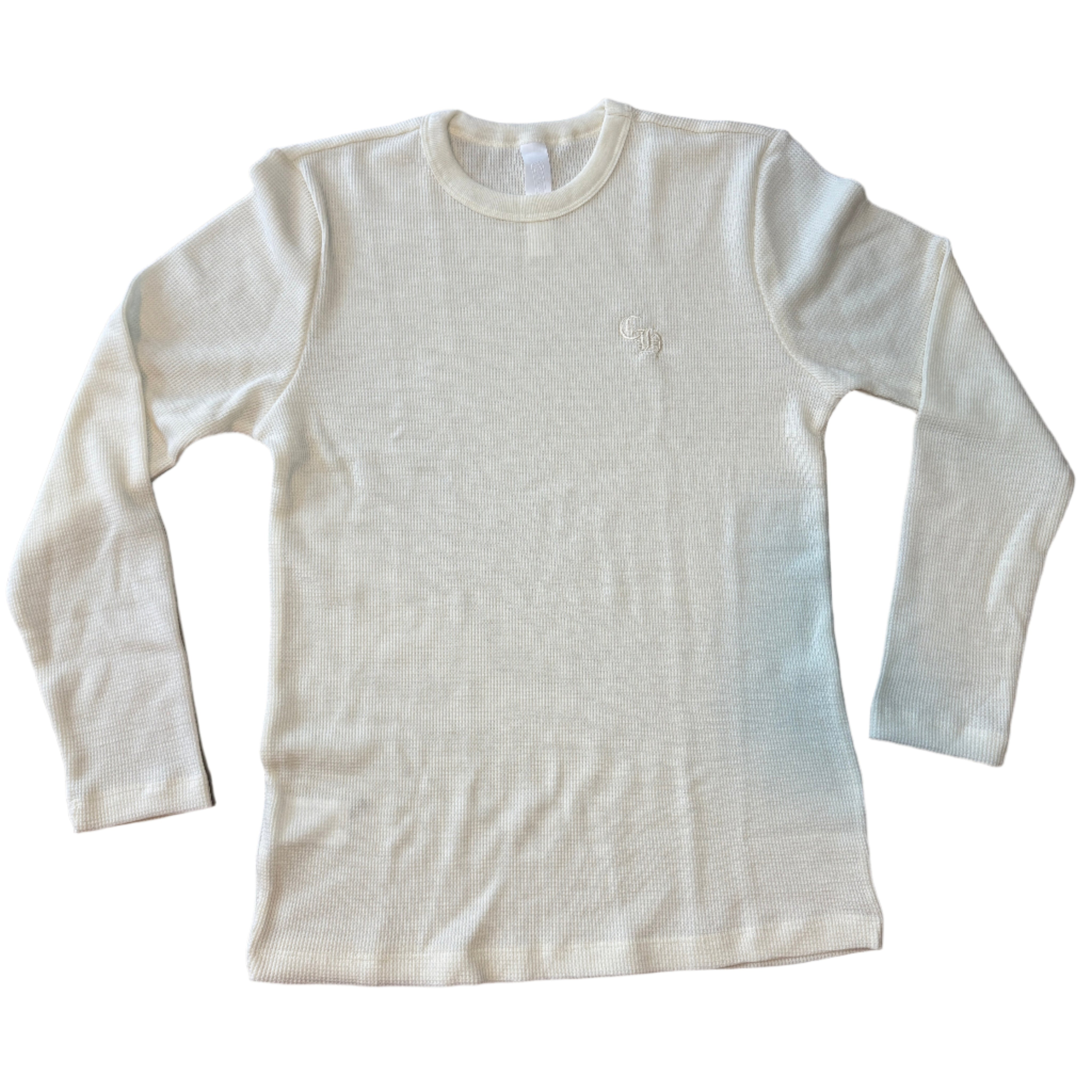 Chrome Hearts Wool Embroidered L/S Thermal Crewneck White