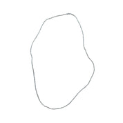 Chrome Hearts Roll Chain Silver Necklace (24”)