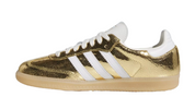 Adidas Samba OG Gold Metallic Cracked Leather (Women's)