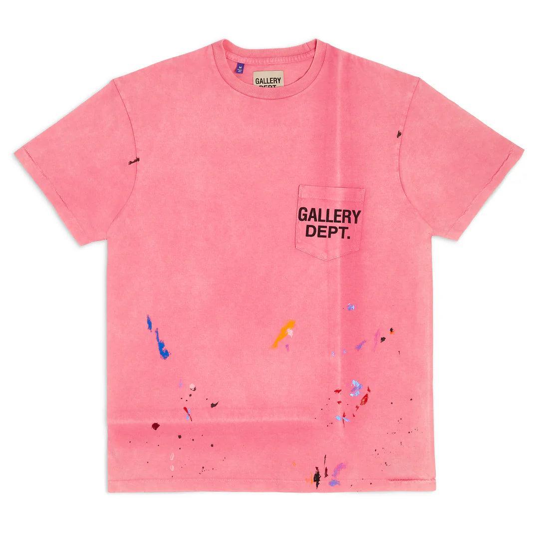 Gallery Dept. Vintage Logo Painted Tee Salmon