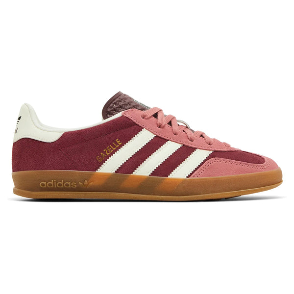 Adidas Gazelle Indoor Maroon Preloved Crimson sneakers — style IF9647 — photo 1 of 5
