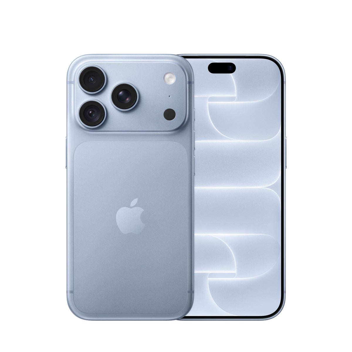 Apple iPhone 18 Pro in Glacier, front and back