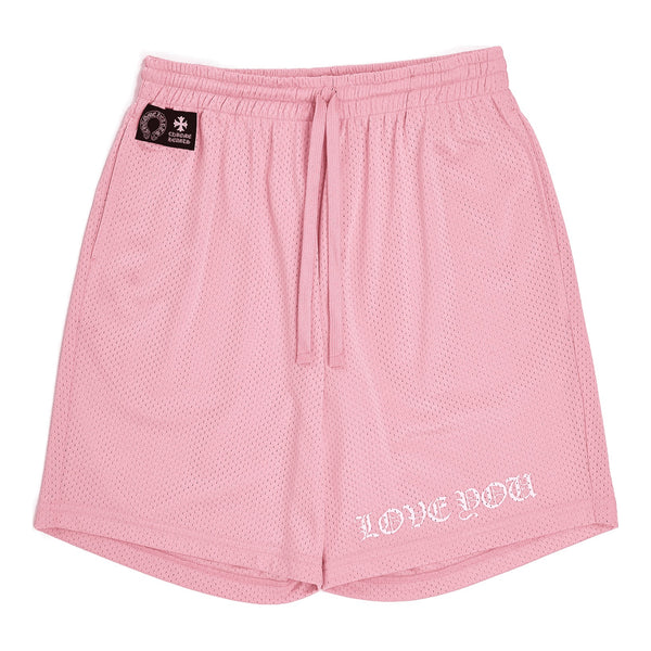 Chrome Hearts Love You Mesh Varsity Shorts Pink - Supra Sneakers
