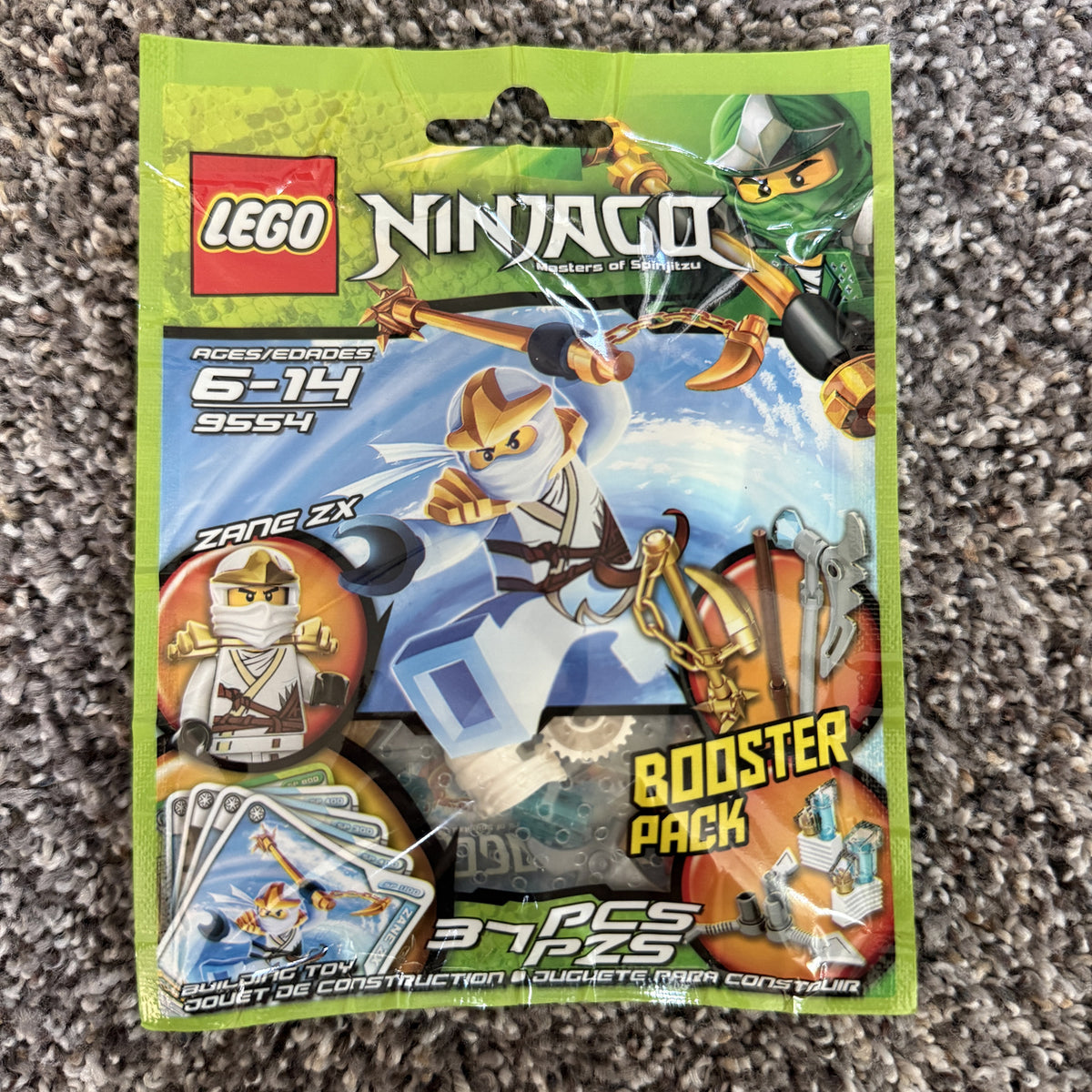 LEGO Ninjago Zane ZX 9554 White Ninja Booster Pack — Sealed — photo 1