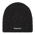 Supreme 黑色块状针织冷帽
