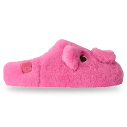 UGG Elea Pooch 女士套穿式拖鞋 亮漆粉(女款)