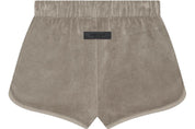 Fear of God Essentials Women's Velour Beach Short Desert Taupe - Supra Sneakers