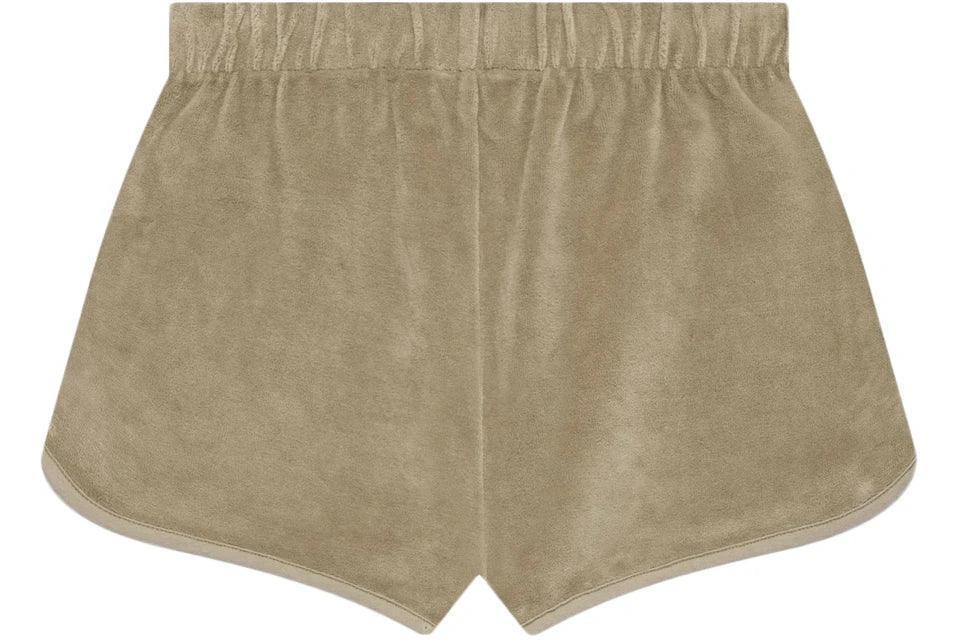 Fear of God Essentials Women's Velour Beach Short Oak - Supra Sneakers