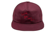 Travis Scott Astroworld Tour Wish You Were Here Hat Maroon - Supra Sneakers