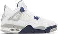 Air Jordan 4 Retro 白 午夜海军蓝 (GS)