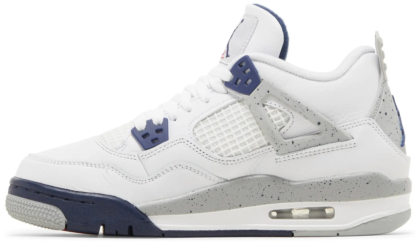 Air Jordan 4 Retro White Midnight Navy (GS)