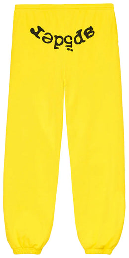 Sp5der Legacy Web Sweatpants Yellow