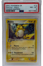 2007 Pokémon Ex Power Keeps Raichu Holo 12/108 PSA 8 NEAR MINT - MINT - Image 1