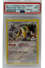 2017 Pokémon League Crismon Invasion Regigigas 4th Place Reverse Holo 84/111 PSA 9 MINT - Image 3