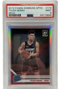 2019 Panini Donruss Optic Tyler Herro Holo Rookie-Karte #172 PSA 9 Neuwertig