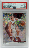 2019 Panini Mosaic Tyler Herro Fast Break Silber Rookie Karte #223 PSA 10 EDELSTEIN NEUWERTIG