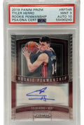 2019 Panini Prizm Tyler Herro Rookie Penmanship #RPTHR PSA 9 neuwertig und Auto 10