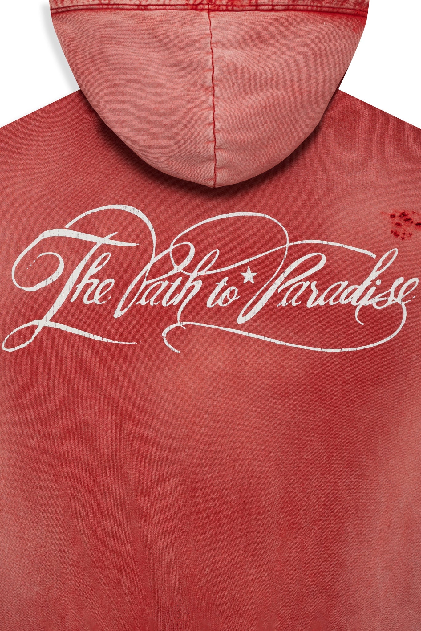 Hellstar Path To Paradise Zip-Up Hoodie Red