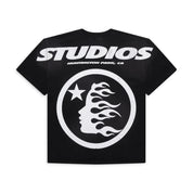 Hellstar Studios Cartoon Logo T-Shirt Blue