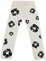 Denim Tears Levi's The Cotton Wreath Jean White - Image 1