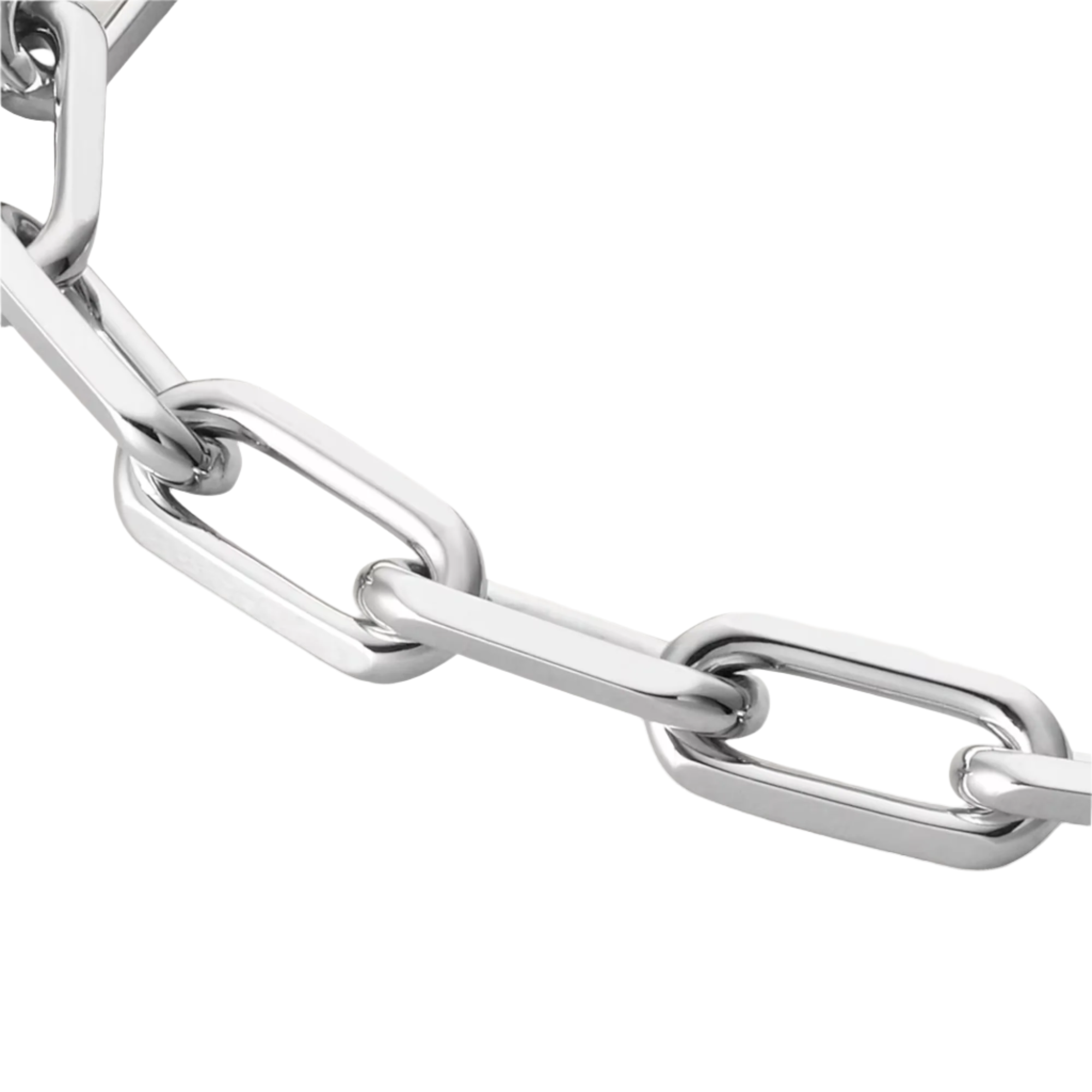 Cartier Santos de Cartier Bracelet, Chain, Medium Model, White Gold