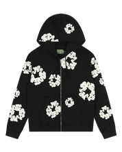 Denim Tears Cotton Wreath Zip Hoodie Black