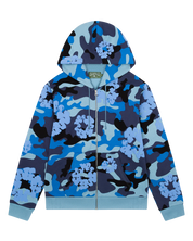 Denim Tears Blue Camo Cotton Wreath Zip Hoodie