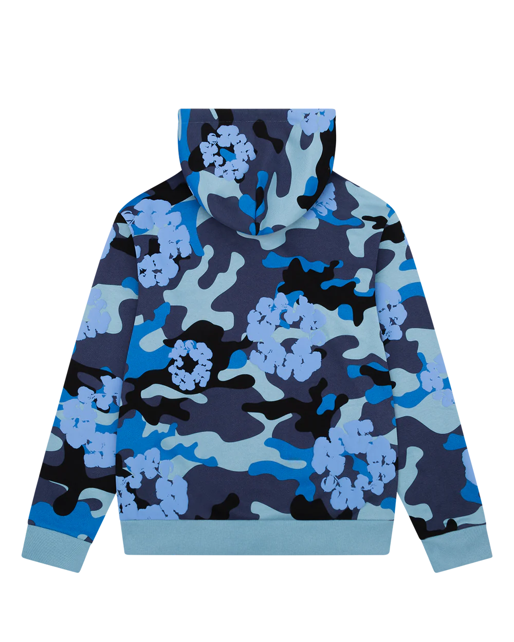 Denim Tears Blue Camo Cotton Wreath Zip Hoodie