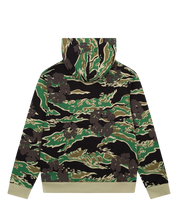 Denim Tears Green Tiger Camo Cotton Wreath Zip Hoodie