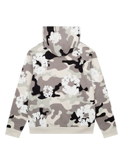 Denim Tears White Snow Camo Cotton Wreath Zip Hoodie