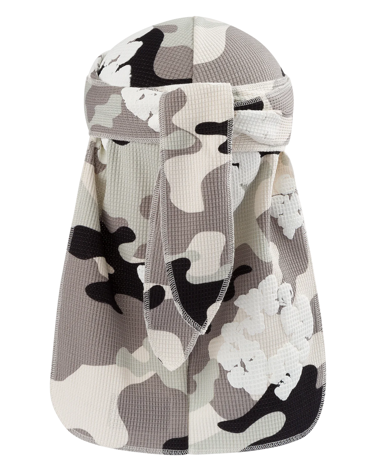 Denim Tears White Snow Camo Cotton Wreath Durag