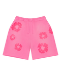 Denim Tears Mono Cotton Wreath Sweat Shorts Pink