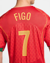 Luis Figo Portugal 2004 Reissue Men's Nike Soccer Replica Jersey