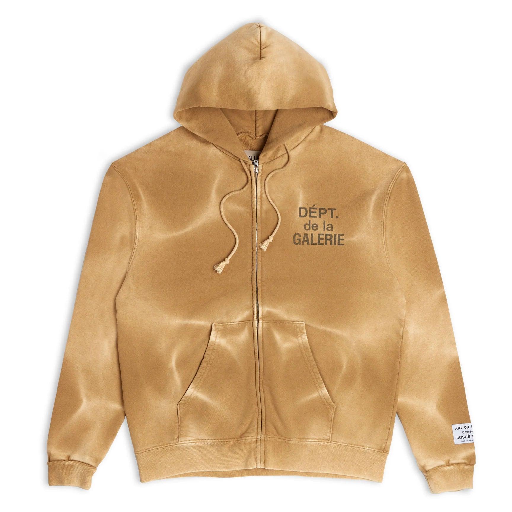 Gallery Dept. French Zip Hoodie Tan