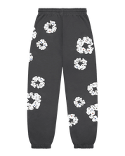 Denim Tears Rhinestone Cotton Wreath Sweatpants Vintage Black