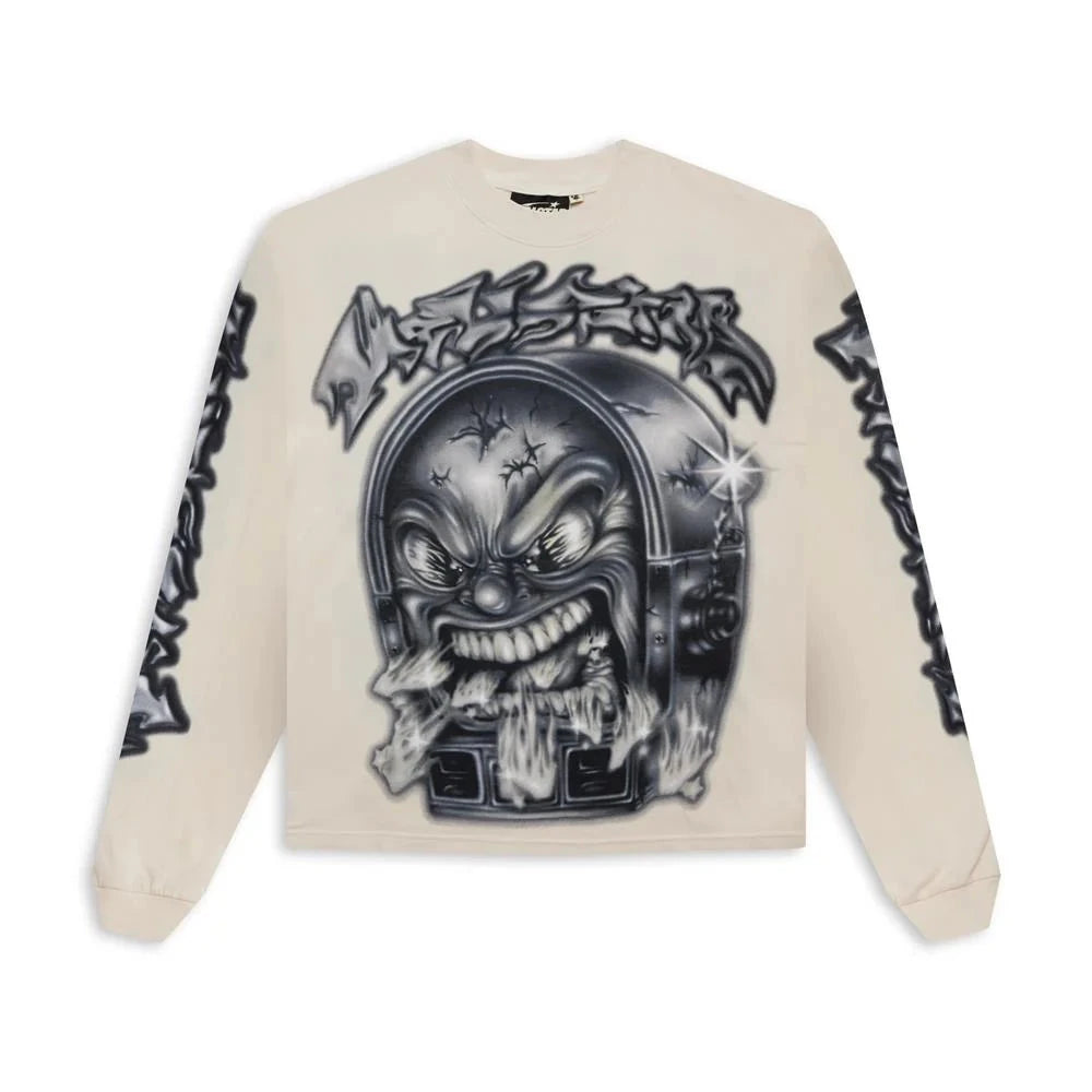 Hellstar Mark Longsleeve Tee White